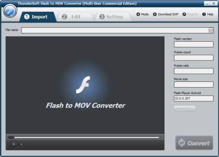 ThunderSoft Flash to MOV Converter 4.5.0