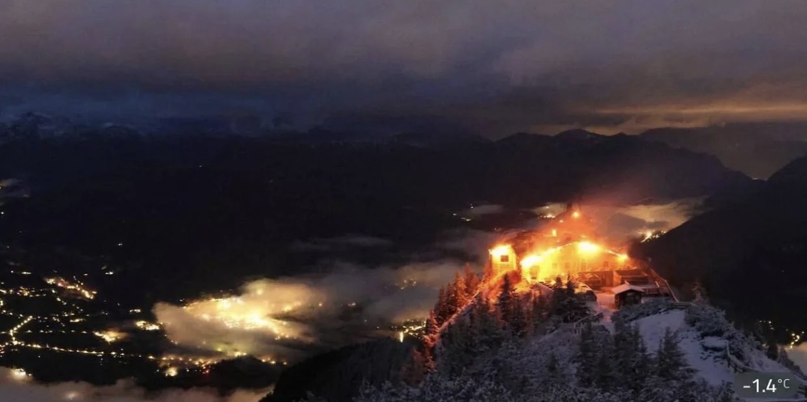 Nitler Sign Hitlers eagle nest SET on fire - Obnoxiousbrutes.com Forums