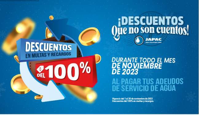 Descuentos en multas y recargos Japac Culiacán 
