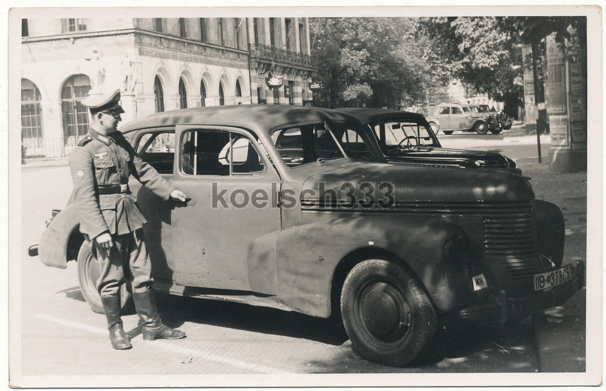 Opel Kapitän Gebirgsjäger PKW Kfz Kennzeichen II