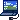 ID: A laptop pixel with a looping animation, it has a field background, and a few window open, END ID.