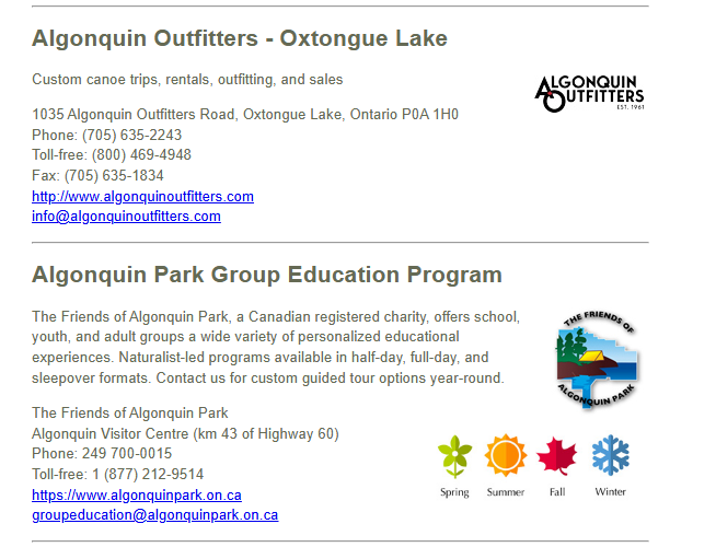 Algonquin Provincial Park en Ontario (Canadá): Visita - Foro USA y Canadá