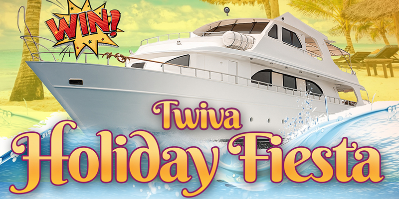 Twiva Holiday Fiesta - Win a luxury yacht cruise