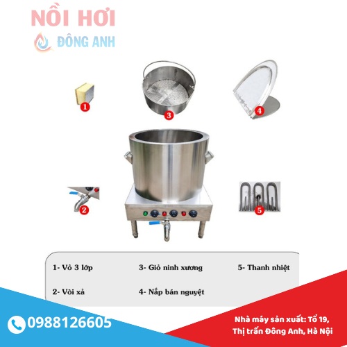 nồi nấu phở đun điện