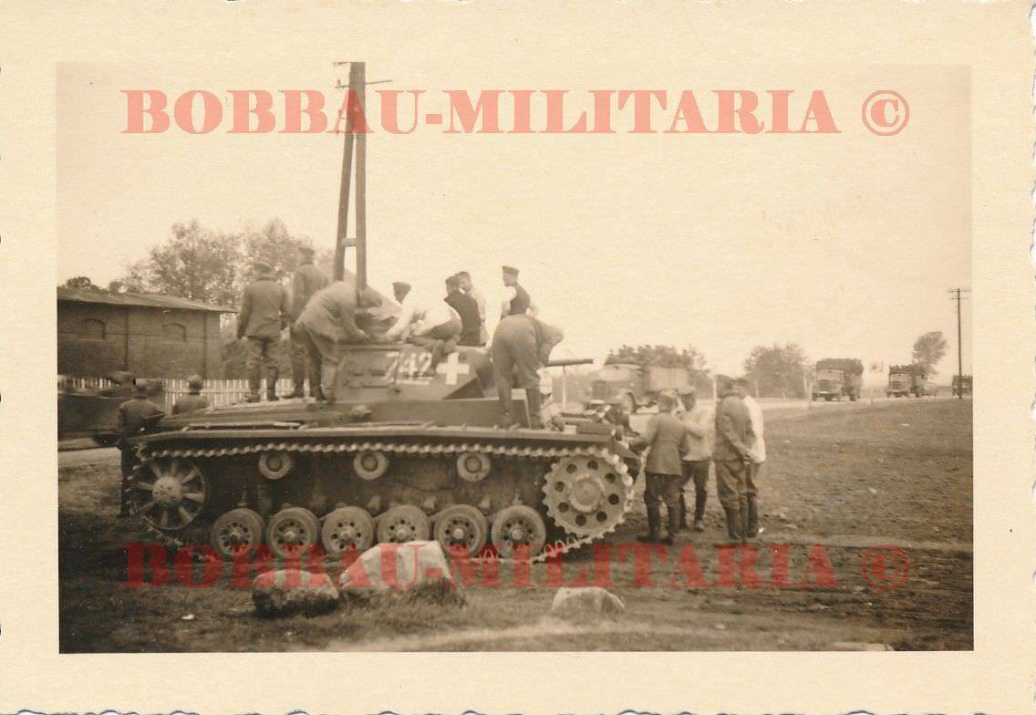 Polen Panzerkampfwagen III Nummer weiße 742 weißes Balkenkreuz P