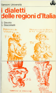 Giacomo Devoto - I dialetti delle regioni d'Italia (1972)