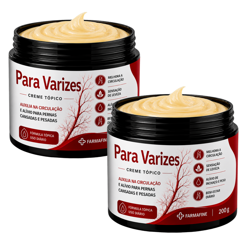 Creme para Varizes 2 potes