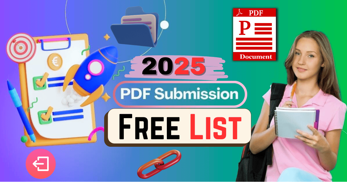 Free PDF Submission sites list6