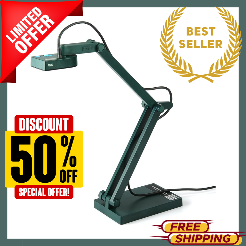 IPEVO V4K　USBカメラ　手元カメラ 書画カメラ 美品 Amazon.co.jp: IPEVO 書画カメラ V4K 視野角72° 800万画素 4K