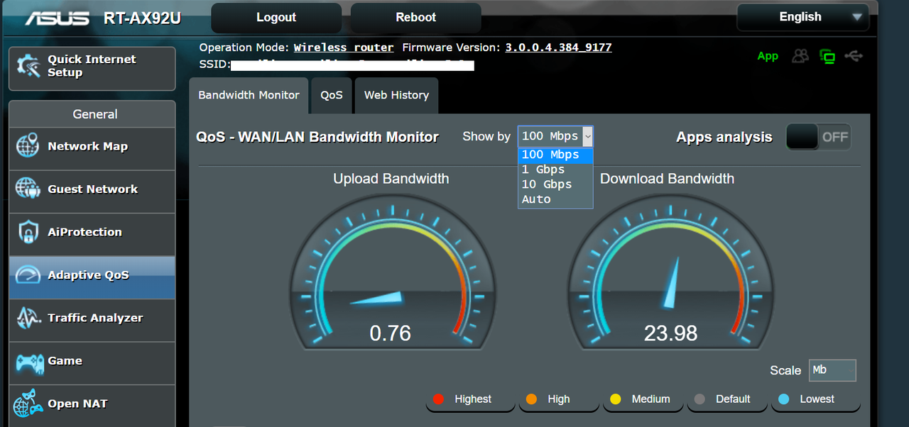 Customize Request QoS WAN/LAN Bandwidth Monitor SNBForums