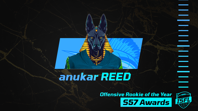 027 ISFL offensive rookie of the year WIN