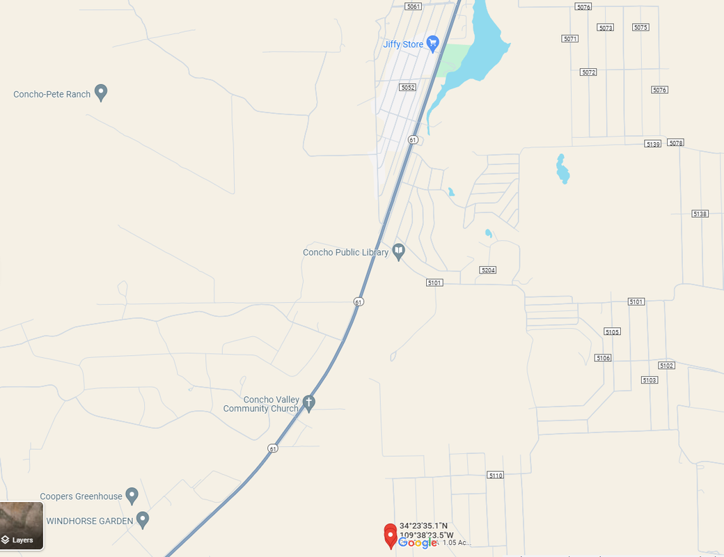 Adjoining lots in Concho