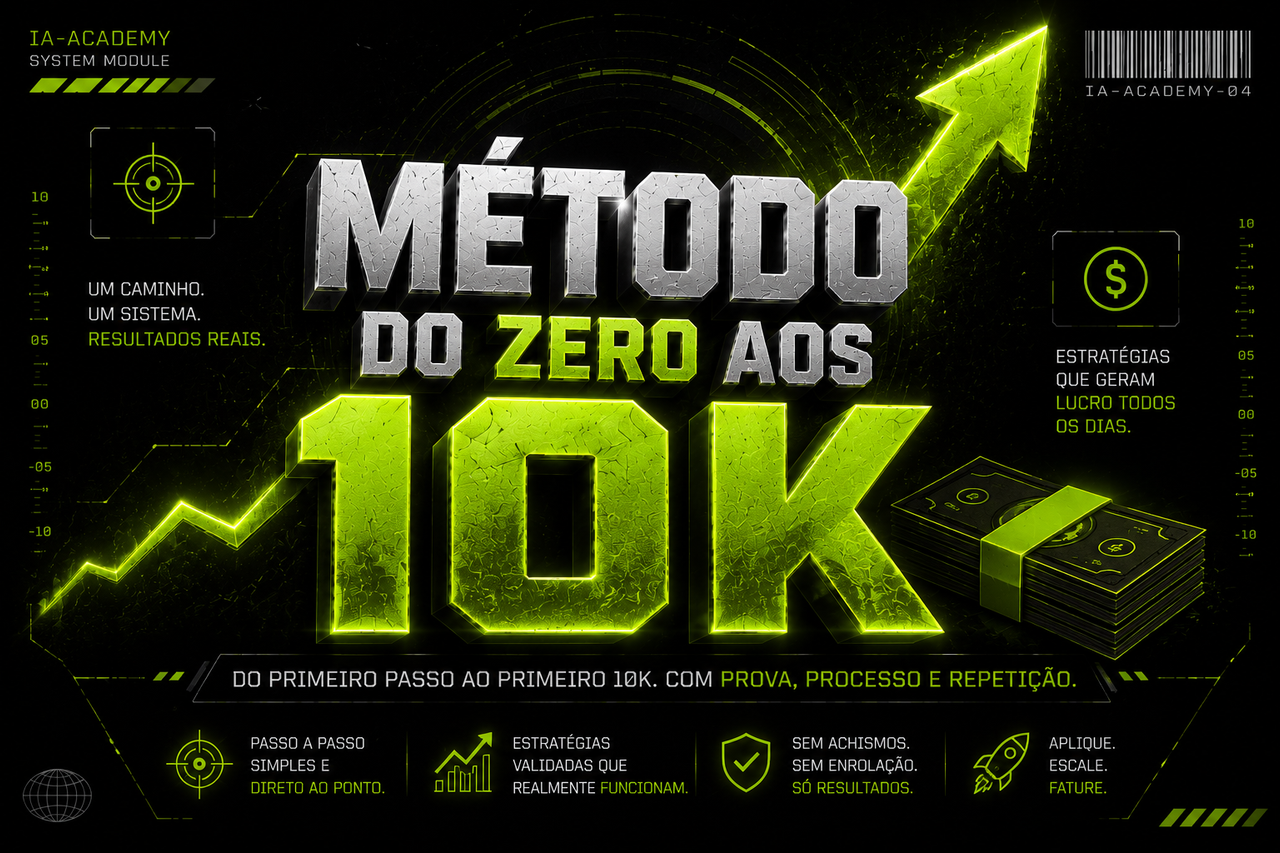 Método Do Zero aos 10k da IA Academy