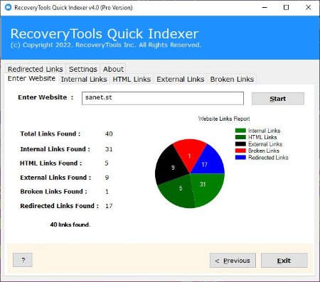 RecoveryTools Quick Indexer 4.4