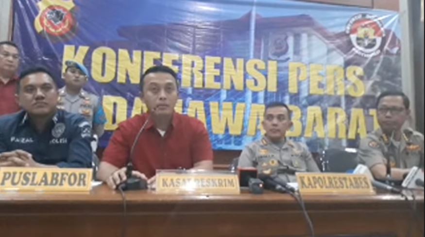 Keterangan Kasat Reskrim Polrestabes Bandung, AKBP Galih Indragiri