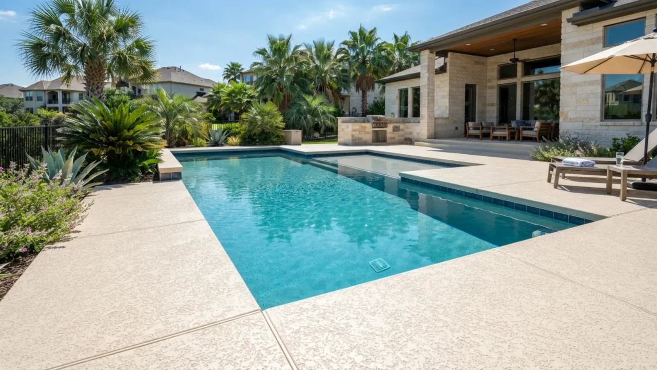 Pool deck resurfacing cost factors San Antonio