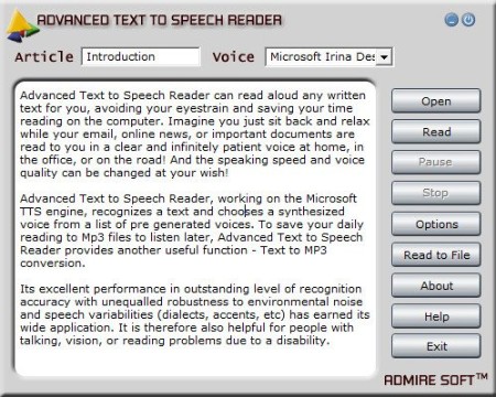 Advanced Text To Speech Reader 3.5