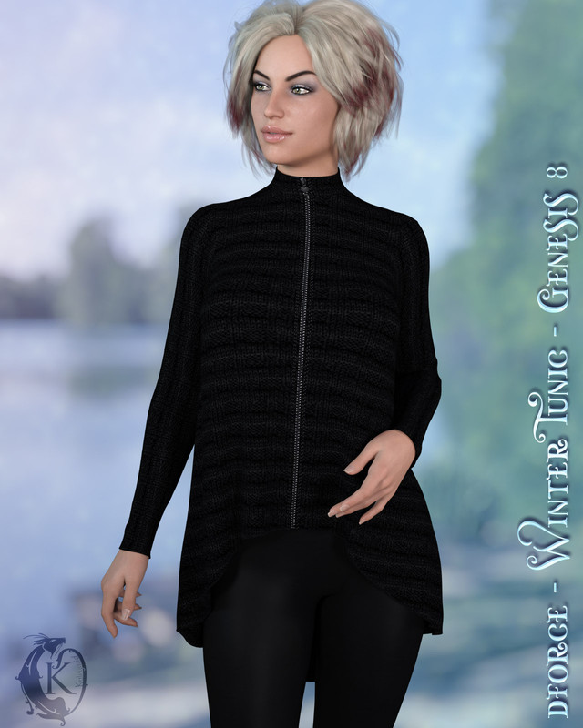 dforce - Winter Tunic - Genesis 8 dforce - Winter Tunic - Genesis 8