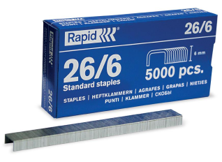 Grapas 26/6 caja X 5000 RAPID
