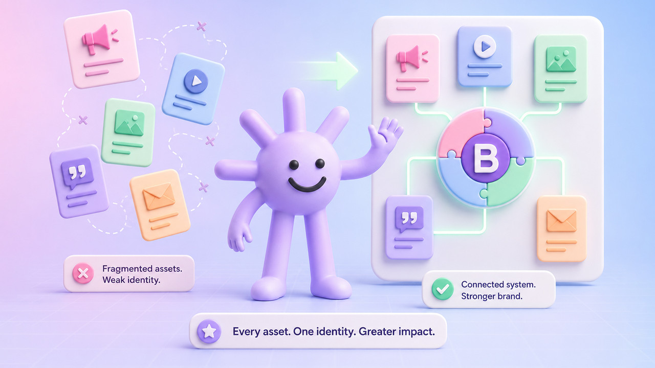 Illustration showing that how inconsistent messaging weakens audience trust