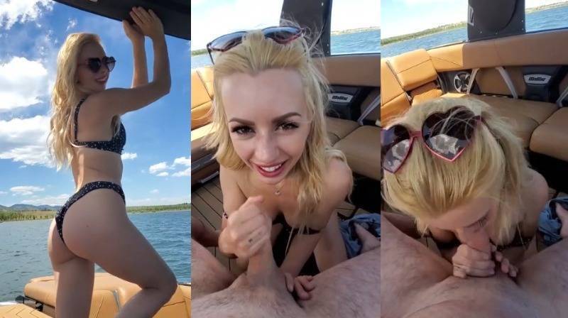 Lexi Belle Onlyfans  POV Blowjob in Boat