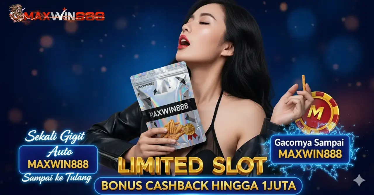 Popup Promo Banner MAXWIN888 Slot Terbatas