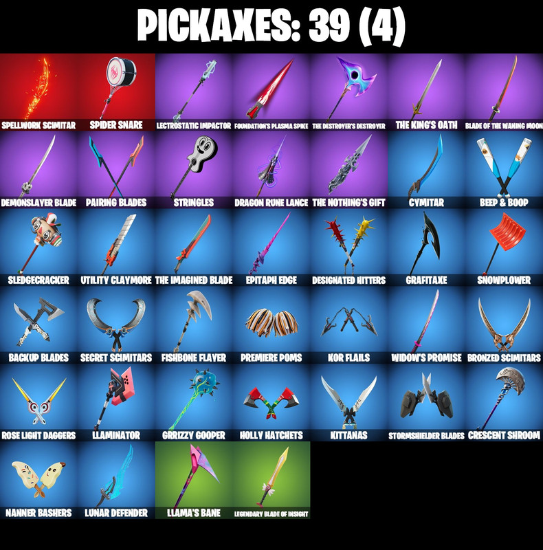 pickaxes comp