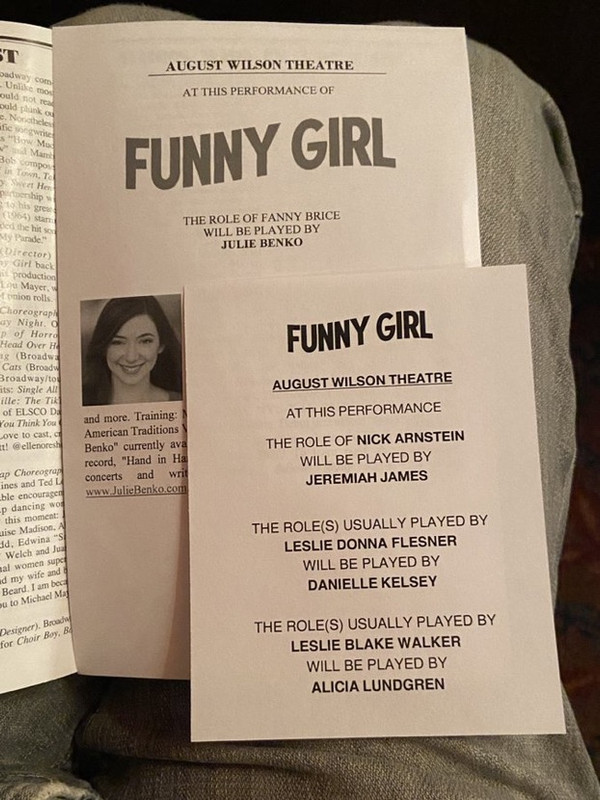 Julie Benko as Fanny - Funny Girl