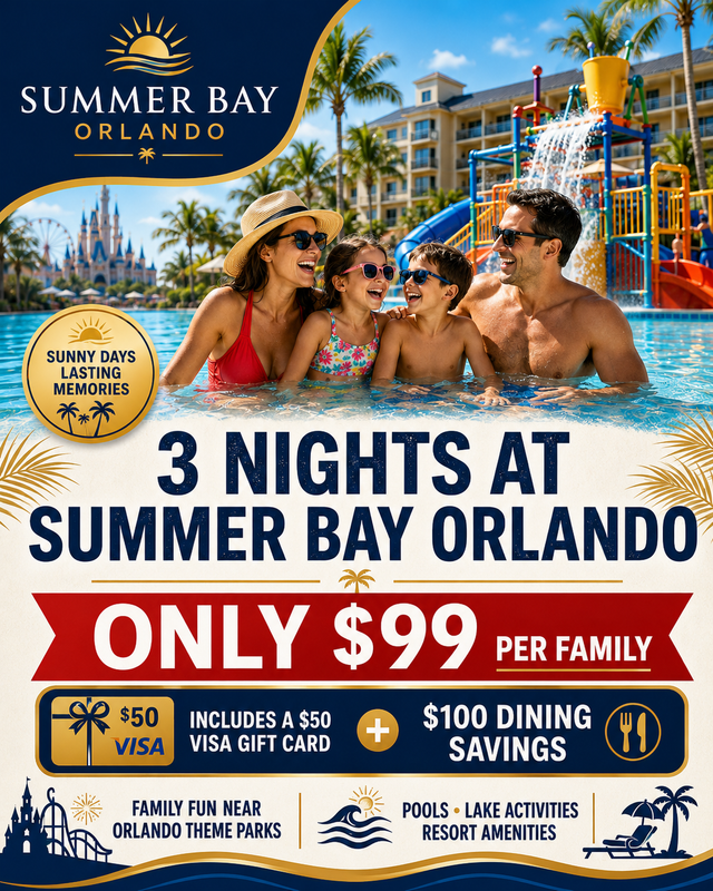 Three nights at Summer Bay Orlando for $99
