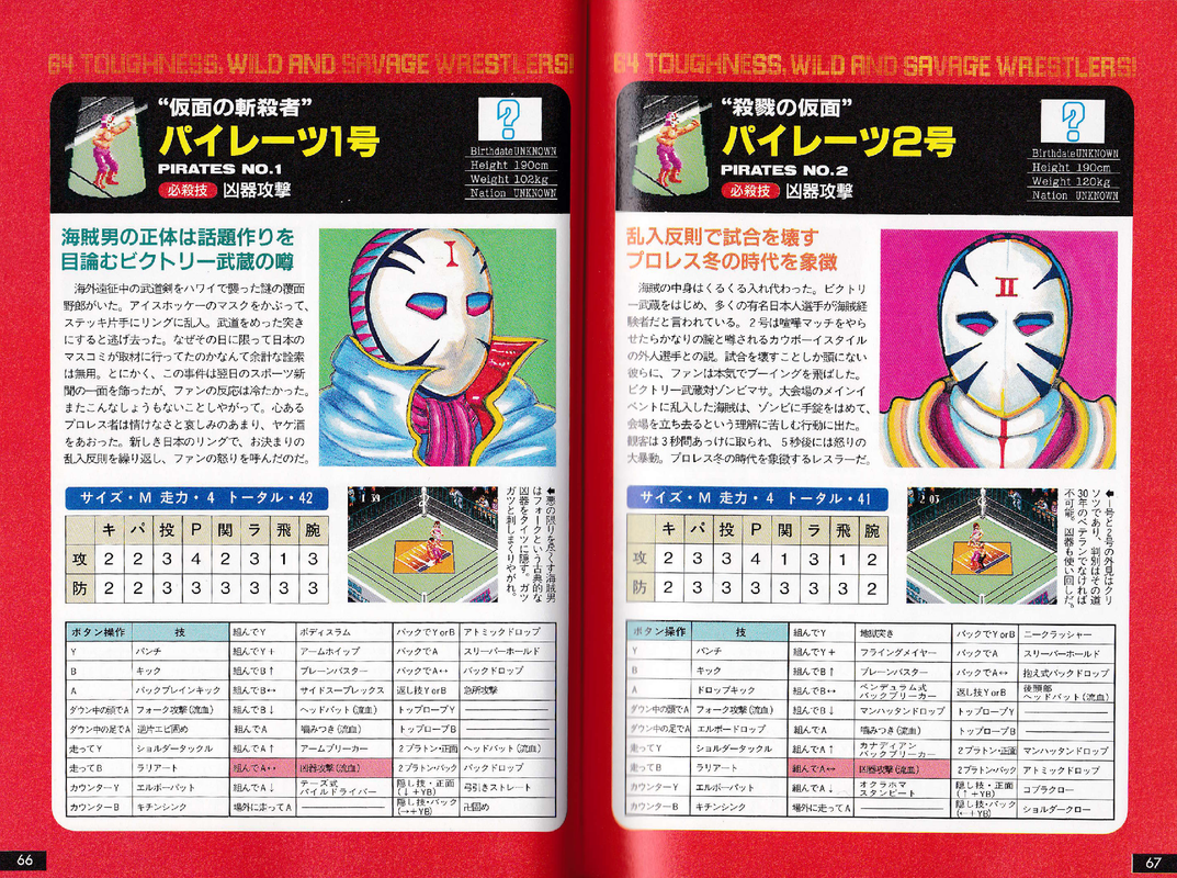 Final Bout Guide Book Scans Critical Club Fire Pro Wrestling Universe