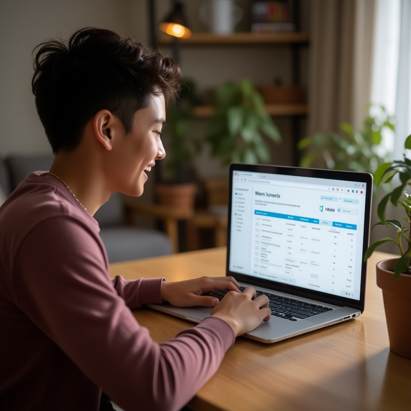 Nepali customer checking tracking email