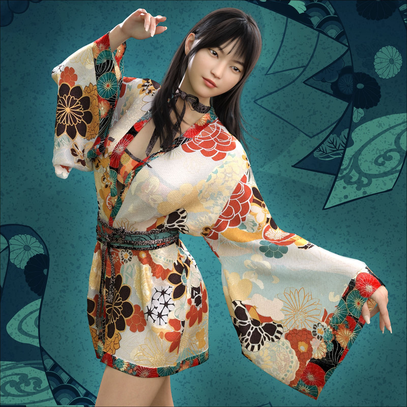 Karafuru for the Japanese Kimono dforce