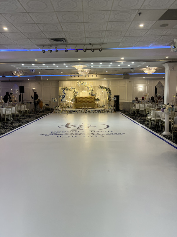 Luxury wedding setup 