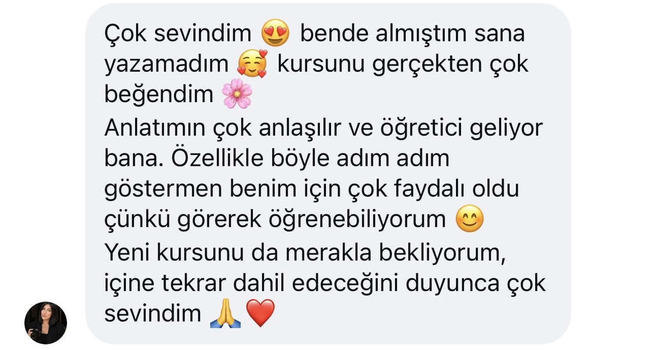 Öğrenci mesajı