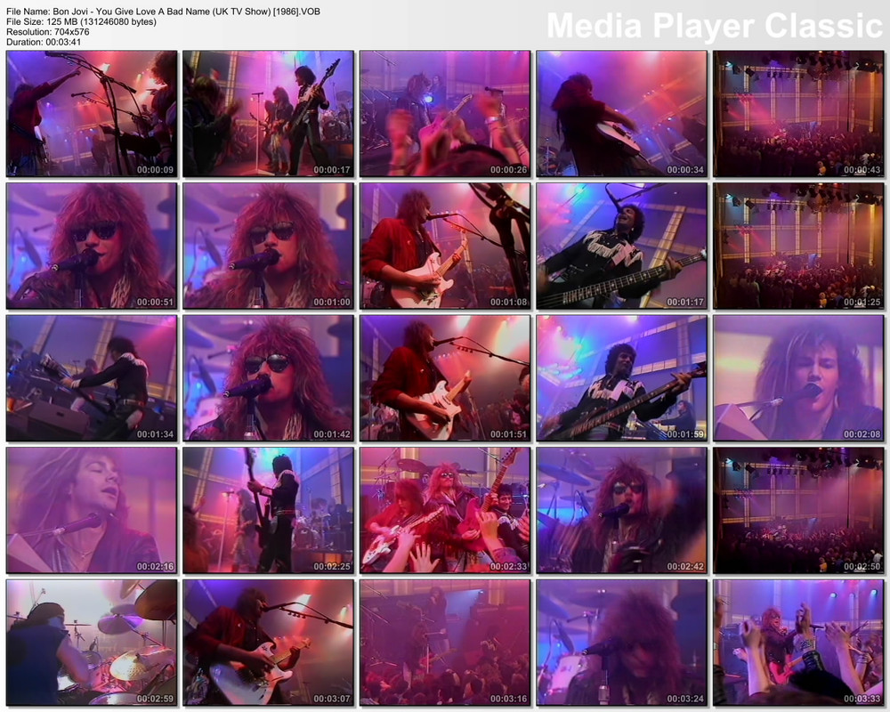 Bon Jovi - You Give Love A Bad Name (UK TV Show) [1986]