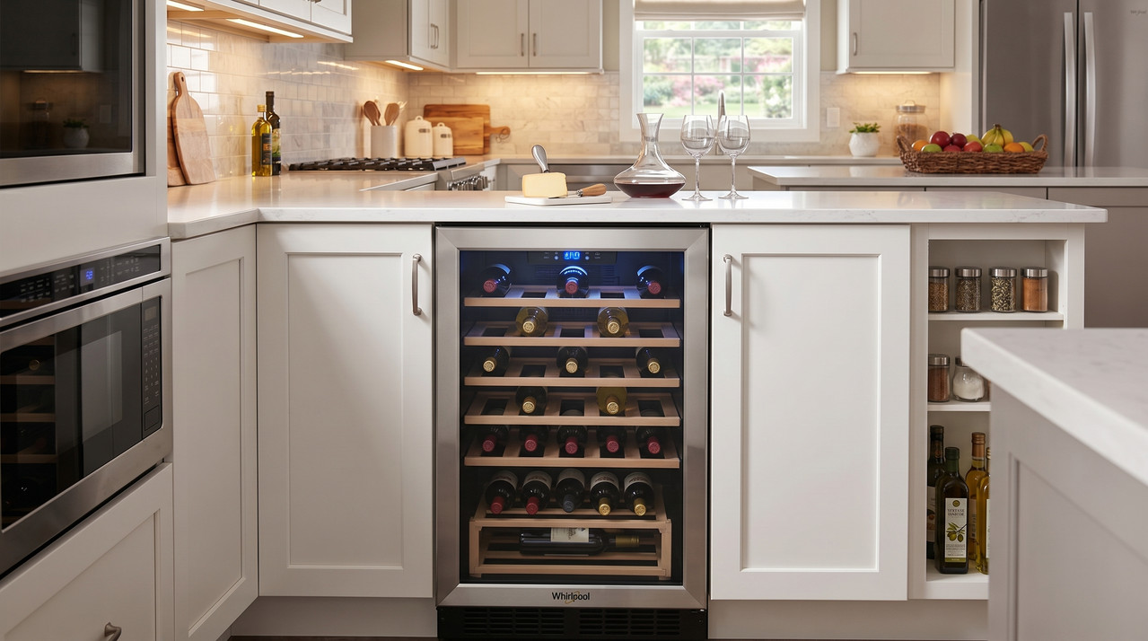 Vinera Whirlpool con capacidad para 33 botellas