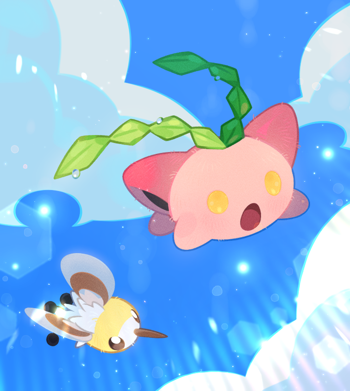 hoppip-and-cutiefly-pokemon-drawn-by-d3e