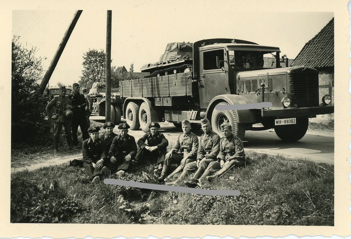 Panzer I Tank 6.Pz.Div. PzAbt 65 Lkw Büssen NAG 