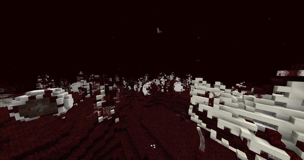 A vast somewhat hilly plain with giant eyes coming out of the ground