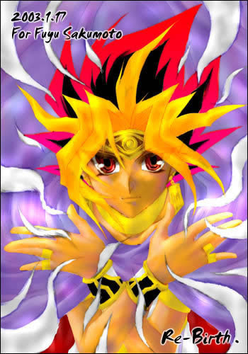 Hình vẽ Atemu (Yami Yugi) bộ YugiOh (vua trò chơi) - Page 9 2_Atemp_341