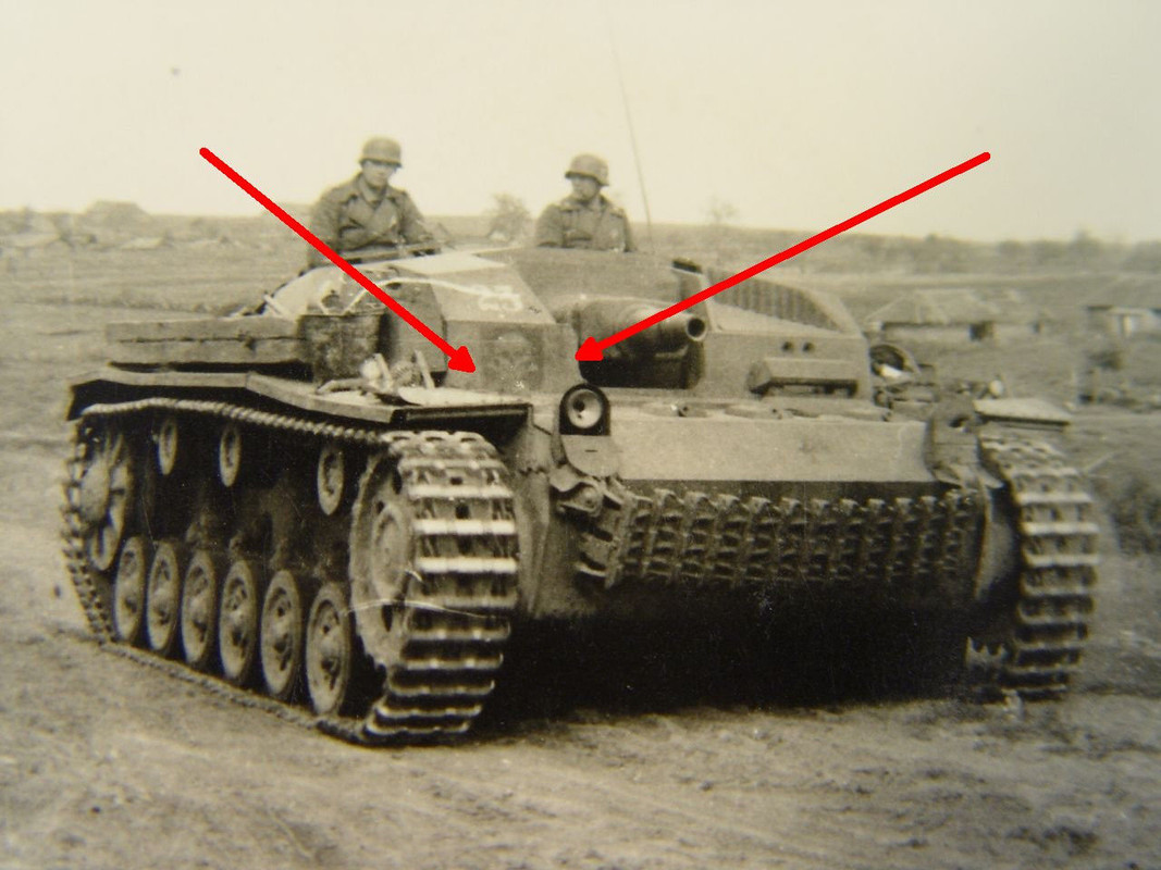 Sturmgeschütz 3, Stug III, Maling Kennung Totenk