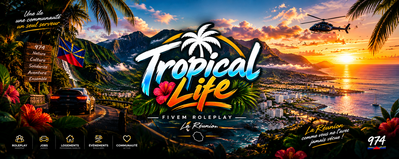Tropical Llife Banner