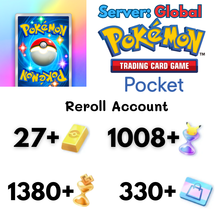 [Global] Pokémon Trading Card Game Pocket Reroll account