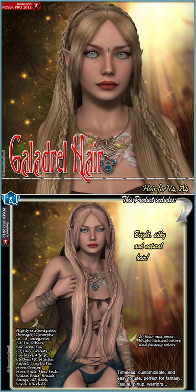 Galadrel Hair For V4 And A4