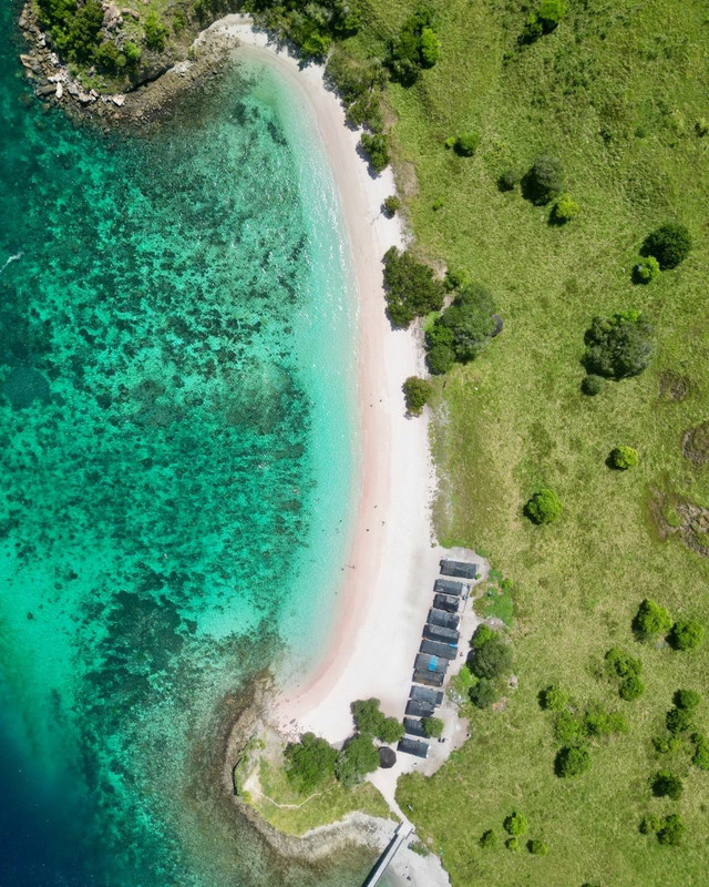 Aerial view of the Komodo Islands