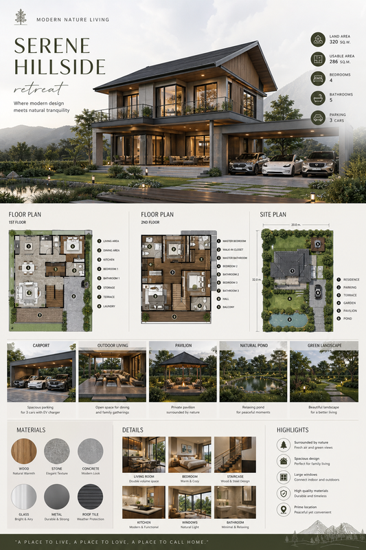 Luxury Real Estate Infographic Generator (From Any House Image)