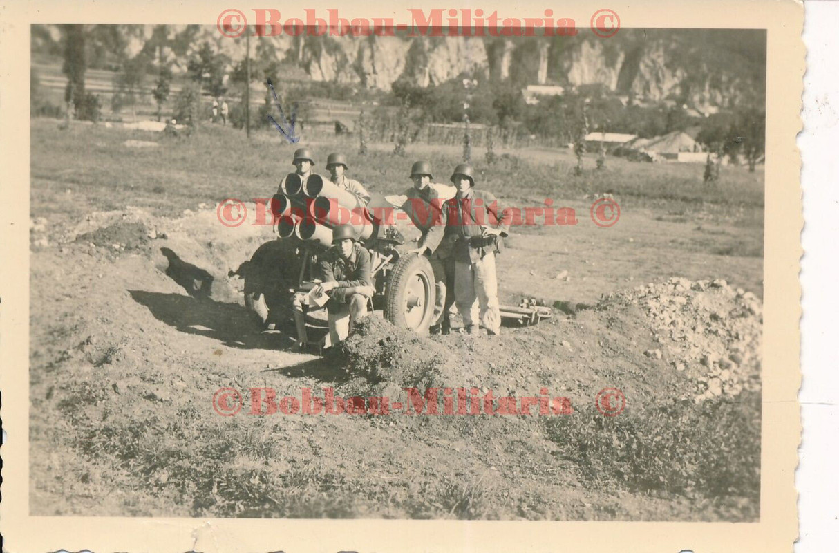 Gebirgsjäger 1944 Villach Grenze Italien 30cm Nebelwerfer 42 Raketenwerfer4