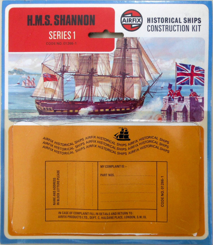 Airfix H.M.S. Shannon (01266-1) Header
