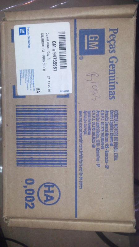 Bomba freno GM 1.4 2