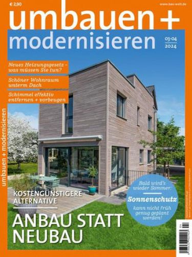 Cover: Umbauen und Modernisieren Magazin M&auml;rz-April No 03-04 2024